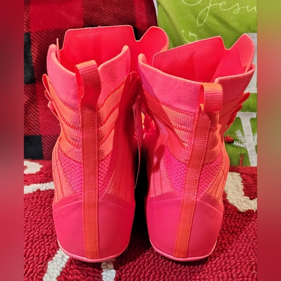New Adidas Speedex 18 Boxing Shoes Men Size 10 Color Pink - Picture 3 of 5